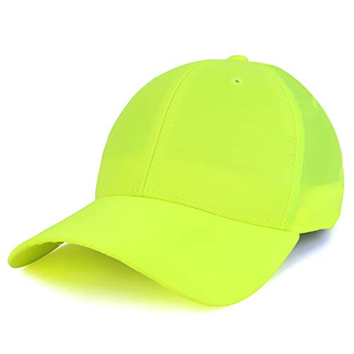Armycrew Lightweight Bright Neon Color Polyester High Visibility Baseball Cap - Neon Green