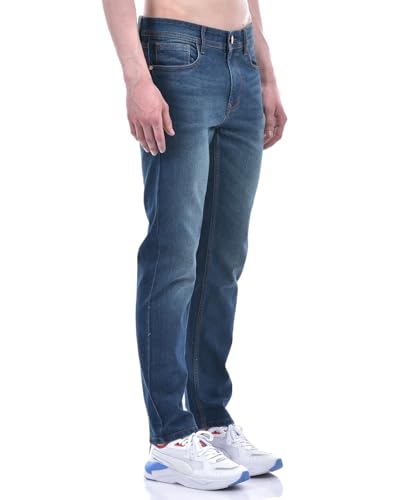 Image of Numero Uno Men's Classic Slim-Fit Stretch Sustainable Jeans