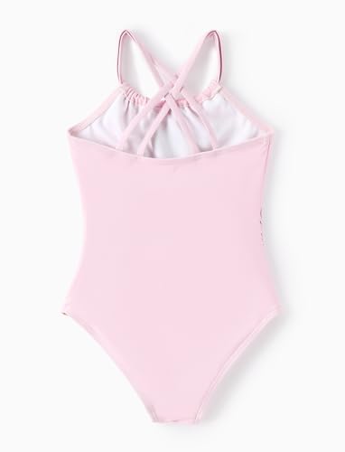 Image of Disney Stitch Marvel Frozen Elsa Girls Swimsuits UPF 50+ One Piece Bathing Suits Sport Summer Swimwear for Kids Size 3-13Y