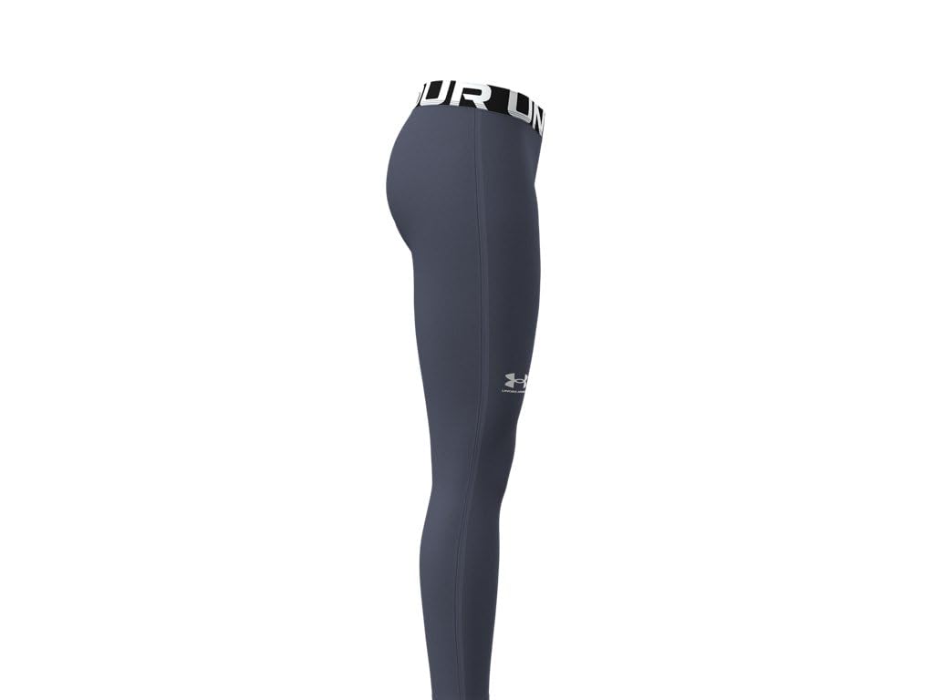 Under Armour Women's Heat Gear Legging, Quick-Drying and Breathable Women's Gym Gear, Ladies' Leggings with 4-Way Stretch Fabric,Super Pink / / White,MD