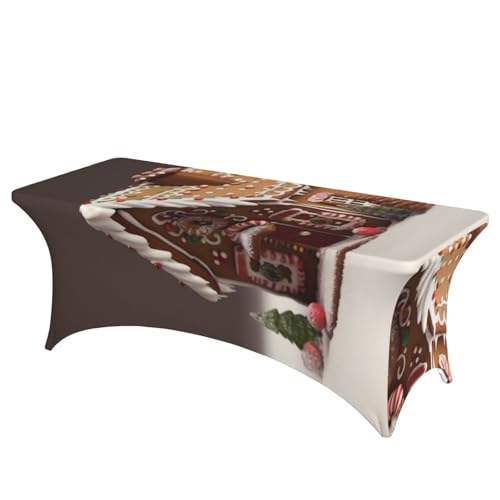 Nappe extensible 1,8m rectangulaire infroissable et lavable pour table de banquet - 2