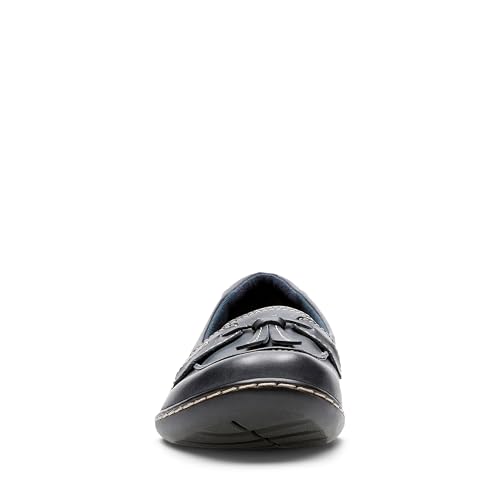 Clarks Clarks Women's Ashland Bubble Loafer, Navy, 8 Wide