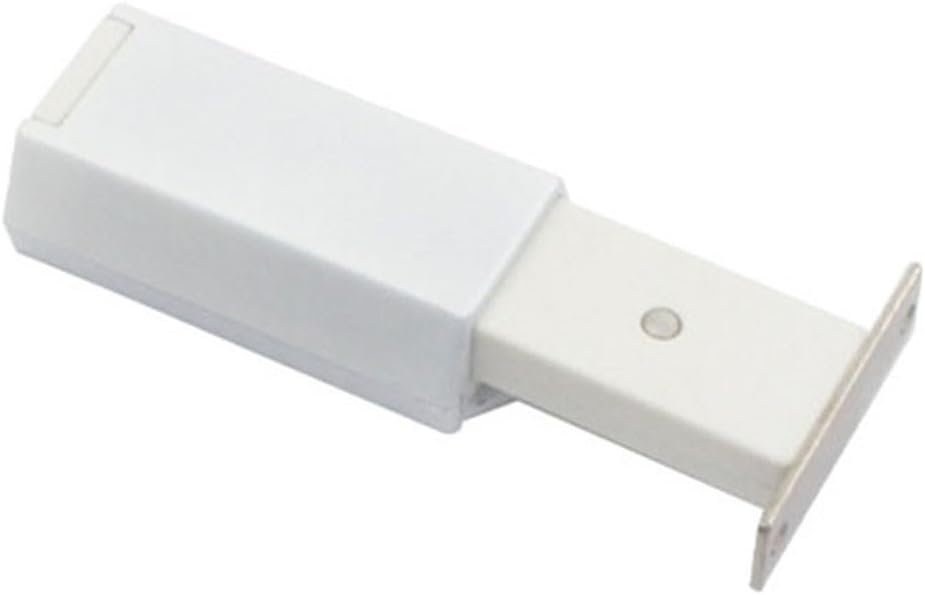 Perfect Replacement Handle for Magnetic Door Catches, Suitable for Lurking Doors, Kitchen Cabinets, Provides Controlled and Gentle Closing Experience (Zinc Alloy White)