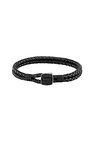 BOSS Jewelry Pulsera para Hombre Colección SEAL disponible en Negro o Marrón,...