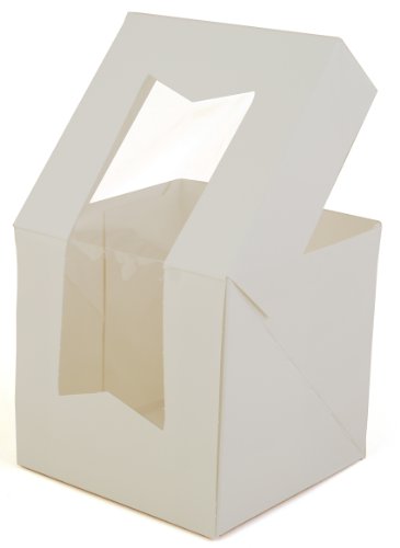 image for SOUTHERN CHAMPION TRAY SCT white window bakery boxes with attached fli