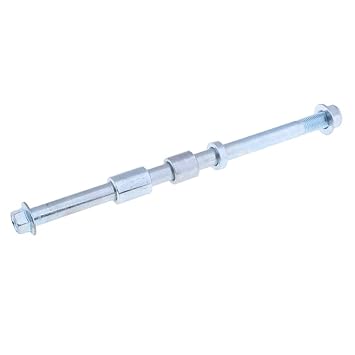 RPLUS 12mm 220mm Spacer Front Rear Rim Wheel Axle for 70cc 90cc Moped Scooter