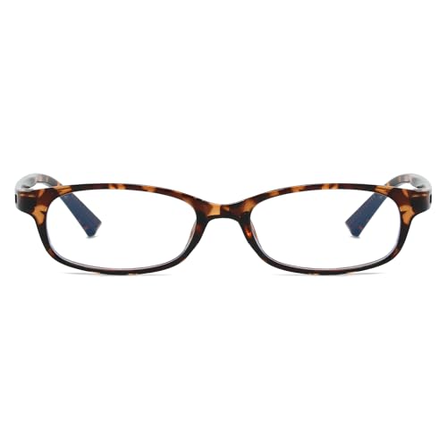 Image of Trendy Rectangular Glasses for Women Men Narrow Square Blue Light Blocking Fake Eyewear Y2K Cosplay Glasses