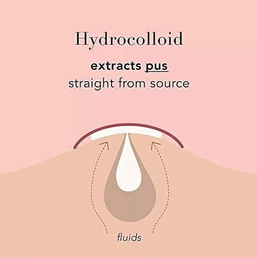 Miniatura 4 de Parche de espinillas para el acné para cubrir granos y manchas, calcomanías hidrocoloides para cara y piel (36 unidades), transparente, paquete de