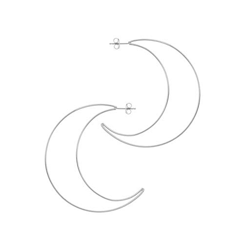 Preisvergleich Produktbild Jovono Ohrringe mit großem Mond für Damen und Mädchen