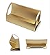 YDoLimmer Visitenkarten Halter Aluminiumlegierung Visitenkartenständer Business Card Holder Visitenkarten Aufsteller Namenskarten Display Aufbewahrung (Schwarz)