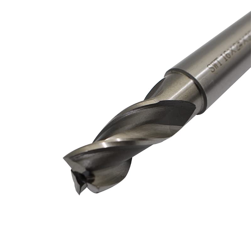 1pc K136 16 Mm 3Flute HSS Super Hard Taper Shank End Mill Solid Carbide Flat Mill Router Bits CNC Milling Machine Tool