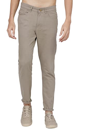 Image of KETCH Men Mid Rise Tapered Fit Trouser