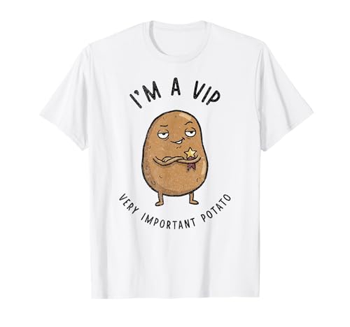 VIP Very Important Potato Cute Kawaii Vegetable Pun T-Shirt