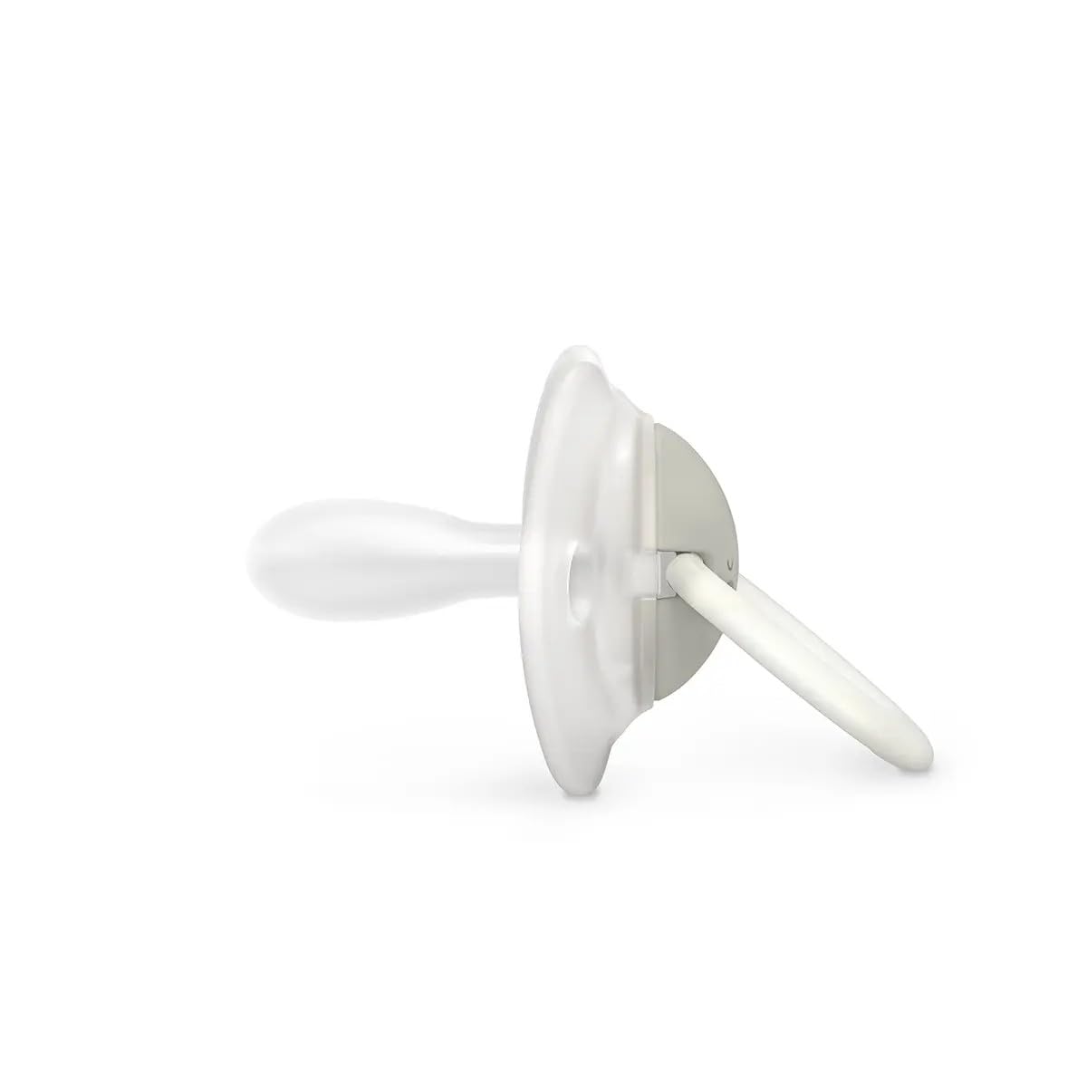 Suavinex, Pack de 2 Chupetes que Brillan en la Oscuridad, Bebés 6/18 Meses, para Dormir, con Anilla Fluorescente y Tetina Fisiológica SX Pro de Silicona, Plana y Flexible, Beige