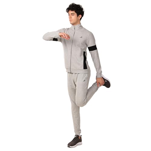 Image of Vector X OTS-326 Men's Regular Fit Type Sports /Gym Wear Winter Track Suit Zipper Set