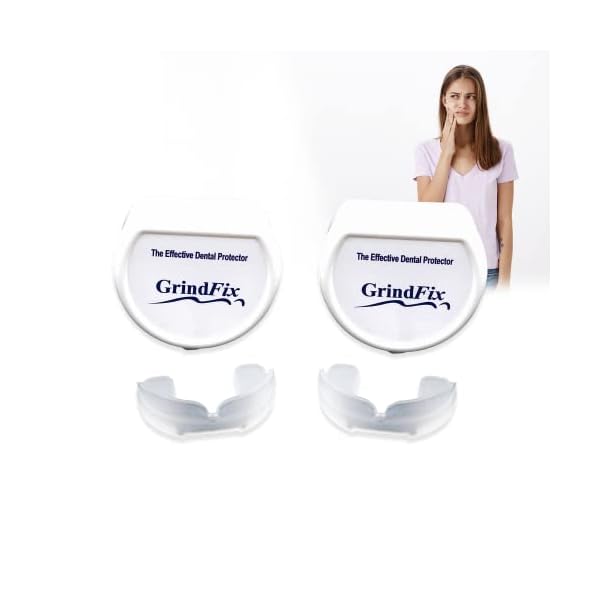 GrindFix 2 Packs Mouth Guard for Teeth Grinding One Size Fits All Sportsfit.uk