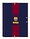 Safta F.C. Barcelona 1. Team 25/26 Ordnungsmappe, ideal für Kinder verschiedener Altersgruppen, bequem und vielseitig, Qualität und Widerstandsfähigkeit, 26 x 36,5 cm, blau/granate, M, Casual