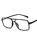 Produktbild SR T.C Blau lichtundurchlässige Brille, blaues Licht Gläser, quadratische Gläser for Computer-Licht-Augen-Anti-Blau-Licht-Gläser Blu-ray Eye Protection (Color : Black)