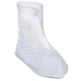  Interdance Regenschutzschuhe für Gardetanzstiefel (wasserdicht, wiederverwendbar, straßentauglich) für Erwachsene, Unisex, transparent, Gr. 43-44