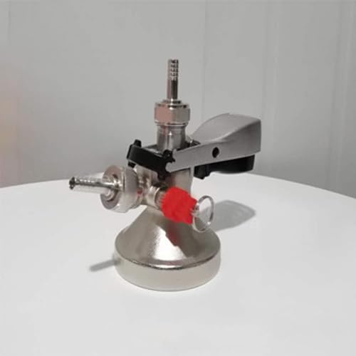 Hominas Kegverschluss Zapfkopf, G5/8 Gewinde Keg Zapfanlage Typ G Edelstahl Bierzapfhahn Brauen Fassbier Fasshähne für Hausbrauanlage Bars Restaurants Familienfeiern