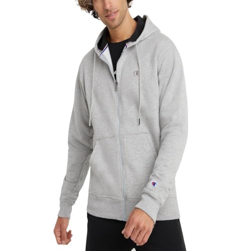 Champion Men's Zip-Up Hoodie, Zip-Up Hoodie Sweatshirt for Men (Reg. or Big & Tall)