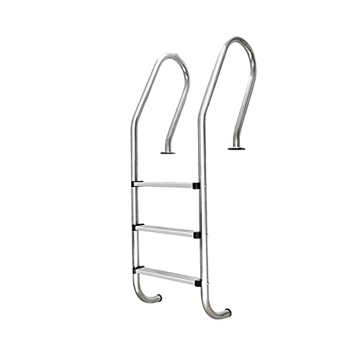 Escalera para piscina acero inoxidable 3 niveles antideslizante miniatura 1