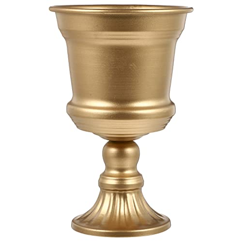 Pot de fleurs déco dorée idée cadeau originale pour anniversaire