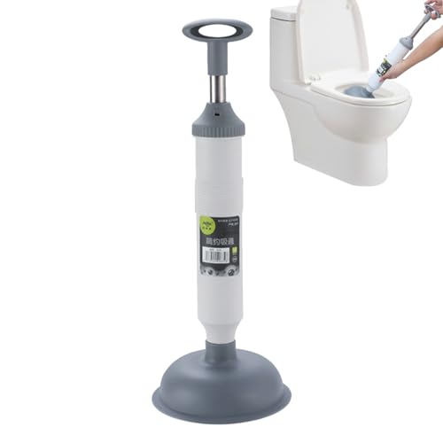 Pistón de alta presión para inodoros de alta presión, potente desatascador, pistón de goma reforzado para inodoros, para cuarto de baño, cocina, ducha, lavabo, drenaje de tuberías