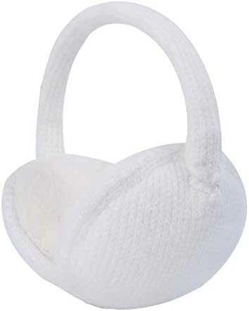 ZLYC Womens Winter Earmuffs Adjustable Knitted Ear Warmers