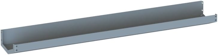 Adrian Steel PT60, Pipe Tray Kit for 60"" Shelving, 60w x 4h, Gray, Grey