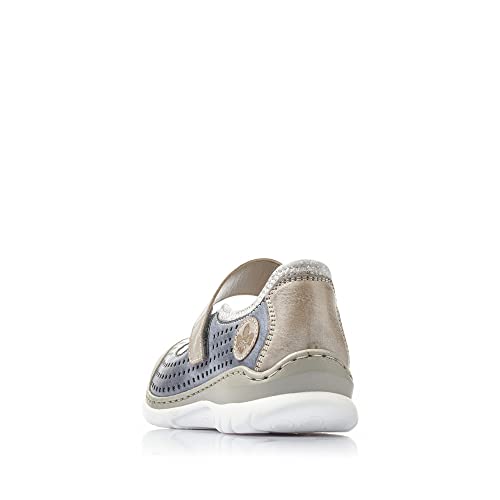Image of Rieker NikitaB5 Sneaker Womens Slip On 37 M EU BlueSteel