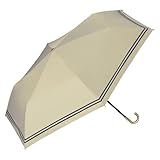 【2024】Wpc. 日傘 折りたたみ傘 遮光セーラー ミニ ベージュ 《遮光率100%・UVカット率100％・UPF50＋・晴雨兼用》レディース 韓国 女性 おしゃれ 可愛い シンプル ボーダー 通勤 通学 801-13719-102