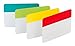 Post-it Tabs, 2 in, Solid, Assorted Primary Colors, 6 Tabs/Color, 4 Colors, 24 Tabs/Pack (686-ALYR)