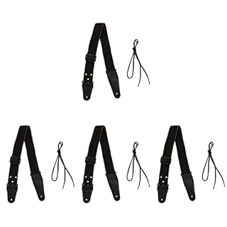 Vaguelly 2 Pièces Épaule Filles Pour Baryton Cadeau Coton Remplacement Hommes En Cuir Garçons Sangle Enfants Musical… - Les Beatles, Paul McCartney, John Lennon, RIngo Starr, George Harrison
