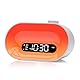APUZOM Tageslichtwecker Sonnenaufgang Wecker mit Nachtlicht und 30 beruhigenden Geräuschen Einschlafshilfe, Doppelalarm, Sleep-Timer, dimmbare Nachttischlampe, Kinder Wecker mit Licht
