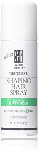 Salon Grf H/S Ex/S Trvl S Size Salon Grafix Extra Super Hold Shaping Hair Spray, 1.5 Oz, Pack of 1