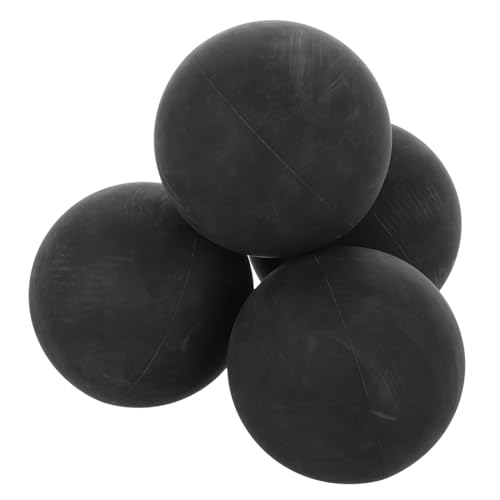 Abaodam 4pcs Mini Bounce Balls Hollow Rubber Training Balls for Reaction Skills Hand Eye Coordination Durable Lightweight for Athletes Trainers