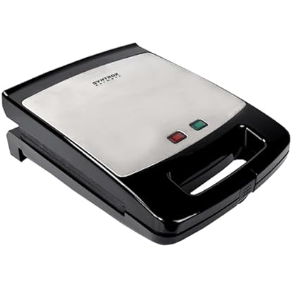 Syntrox Waffeleisen für Belgische Waffeln Groß Susto, Antihaftbeschichtet, 2000 Watt, mit Verriegelungssystem, 4 Waffelplatten, Keramik, Einfache Handhabung – Bild 8