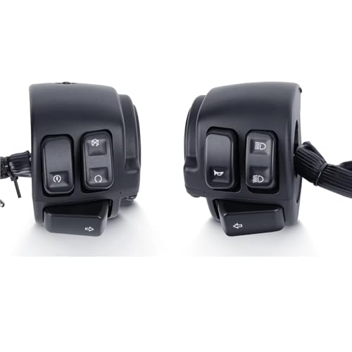 Commutateur de clignotants moto 25mm chromé pour remplacer un bouton de démarrage usé