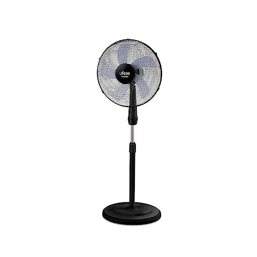 Ventilador de Pie UFESA SEATTLE Negro 50 W