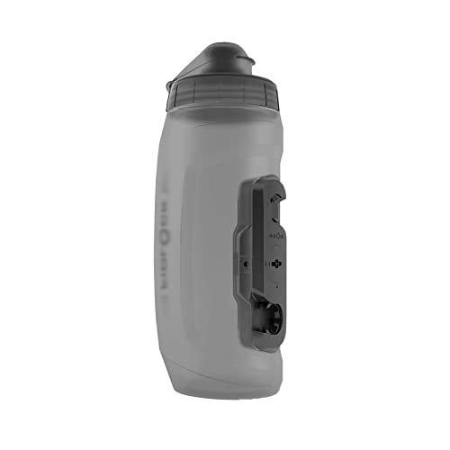 FIDLOCK Twist Single Bottle 590ml/20oz | Includes Twist Connector (Without Bicycle Base) & Bottle | Smoke