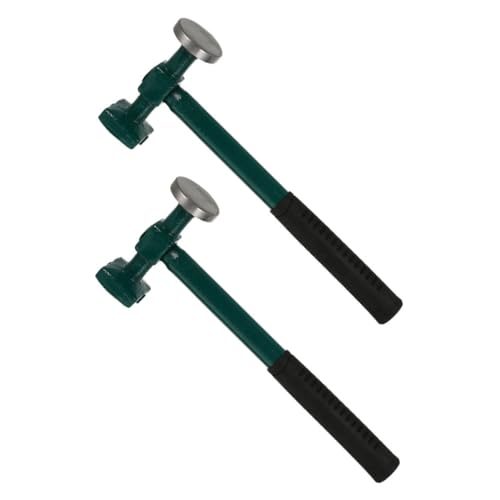 VINTORKY 2pcs Car Body Repair Hammers Sheet Hammer Steel Handle for Dent Removal Auto Body Repair