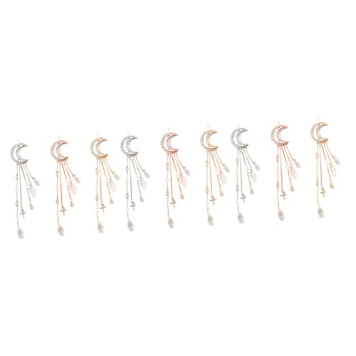 Accessoires de cheveux barrette géométrique ajourée et franges tendances