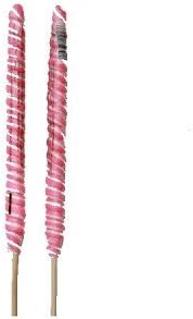 18 inch Twist Twirly Unicorn Lollipops 12 units 3oz Red White & Pink