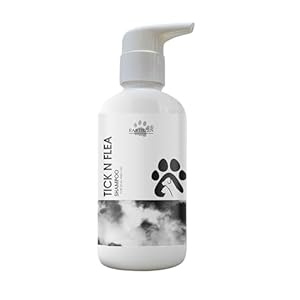 EARTHZEN natural living Tick & Flea Shampoo for Cats- 200 ml | Natural & Pet Skin Safe | Lemongrass & Black Pepper Oil | pH Balancing | Pet Shampoo for All Cats_(Tick & Flea Shampoo04)