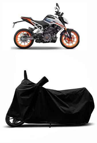 Image of Heavy Duty Waterproof Scooty & Bike Cover for KTM Duke 125 - UV Resistant, Dustproof & Rain Protection, All-Weather Outdoor Cover for Bikes & Scooty with Buckle Straps