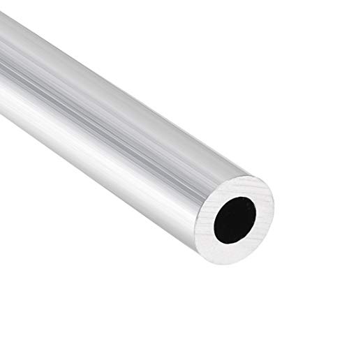 uxcell 6063 Aluminum Round Tube, 300mm Length 13mm OD 7mm Inner Dia Seamless Aluminum Straight Tubing 2 Pcs