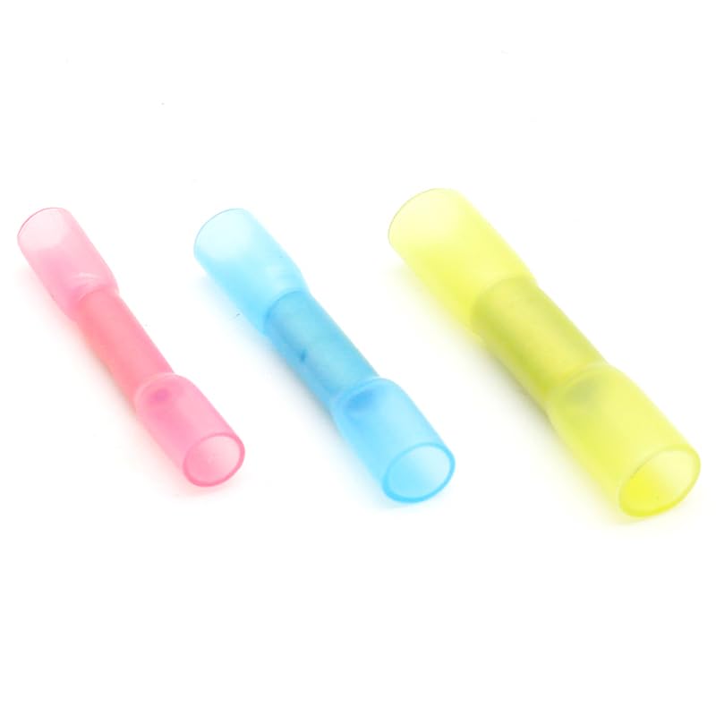 240PCS Mixed Heat Shrink Butt Electrical Crimp Terminals Wire Cable Connectors VUQLDHAYZ