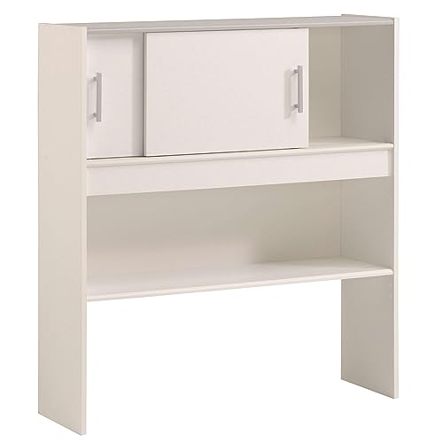 Miroytengo Cabecero o Armario Dormitorio Juvenil Candy de Color Blanco Mate 108x98x28 cm