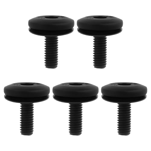 ECSiNG 5 Stück T30 Torx-Kopfschraube 07146959923 M6 selbstschneidende Torx-Kopfschraube mit Unterlegscheibe für Scheinwerfer-Kühlerrahmen Frontrahmen kompatibel mit BMW 1 2 3 4 Serie